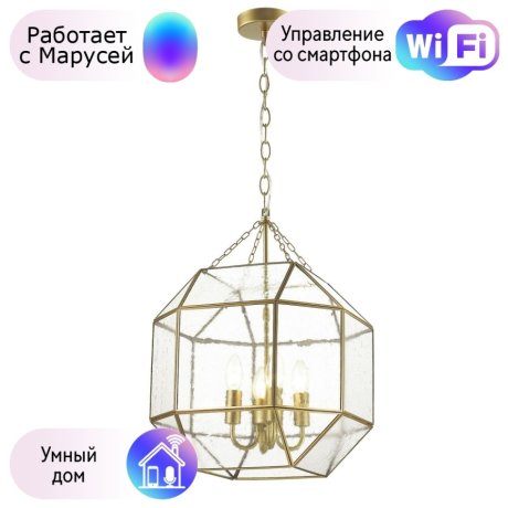 Подвесная люстра Favourite Quadratum с поддержкой Маруя 1948-4P-М