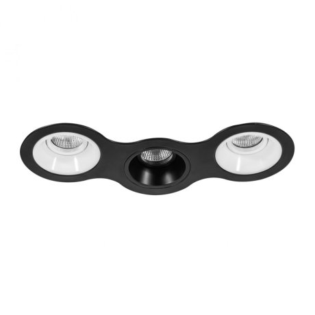 D697060706 Встраиваемый точечный светильник Domino Round Lightstar (комплект из 214697+214606+214607+214606)