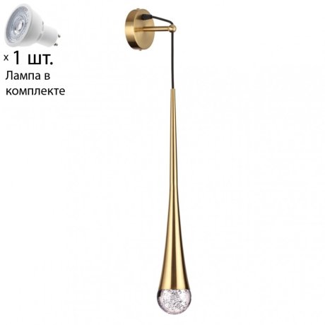 Настенный светильник с лампочкой Odeon Light Gota 4285/1W+Lamps Gu10
