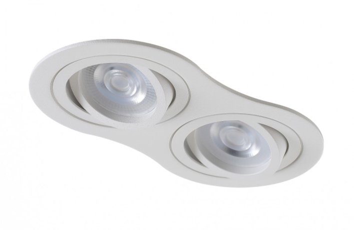 Встраиваемый точечный поворотный светильник Crystal Lux CLT 001C2 WH