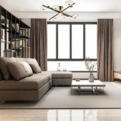 Потолочная диммируемая люстра с пультом ДУ Escada Divita 10219/6LED