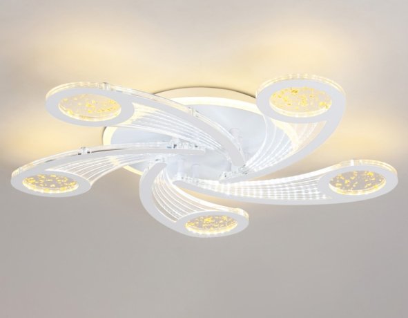 Потолочная диммируемая люстра с пультом ДУ Ambrella light Original FA4476