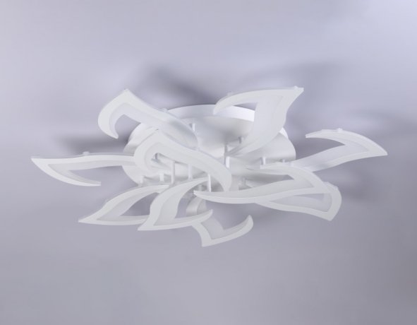 Потолочная диммируемая люстра с пульто ДУ Ambrella light ACRYLICA FA4473