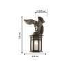 Настенный уличный светильник с лампочкой Favourite 1458-1W+Lamps А60