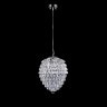 Подвесной светильник Crystal Lux с поддержкой Алиса CHARME SP4 CHROME/TRANSPARENT-А