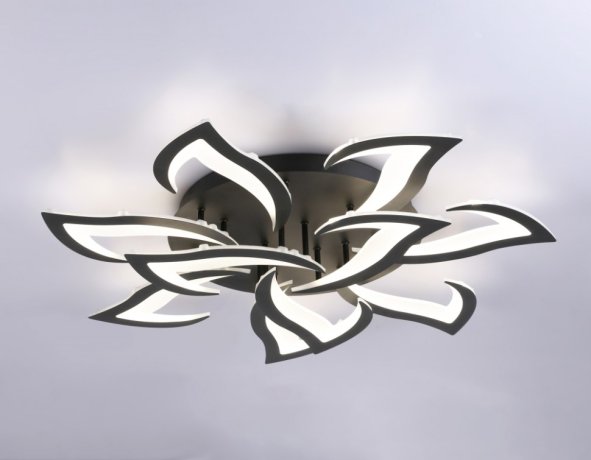 Потолочная диммируемая люстра с пульто ДУ Ambrella light ACRYLICA FA4474