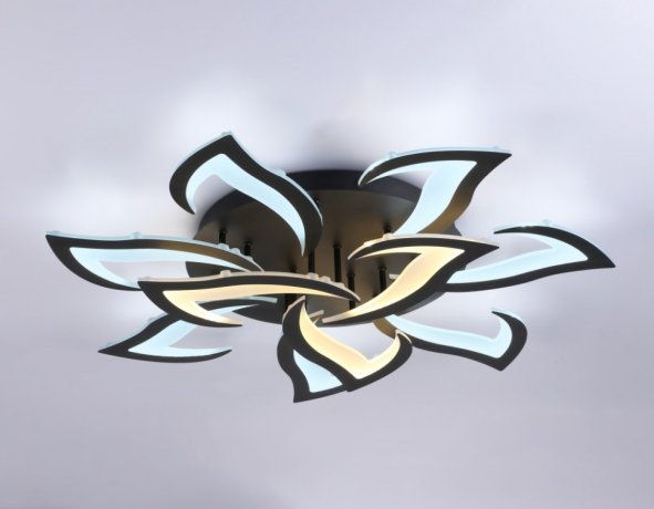 Потолочная диммируемая люстра с пульто ДУ Ambrella light ACRYLICA FA4474