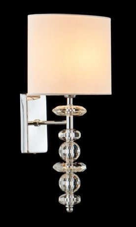 Бра Crystal Lux с лампочкой ARMANDO AP1.2 CHROME+Lamps E14 Свеча