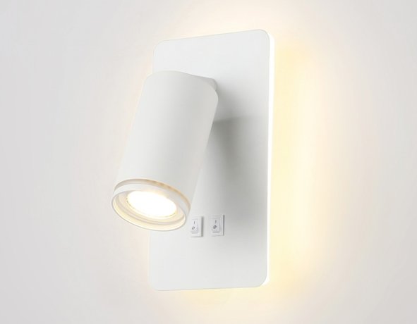 Настенный светодиодный светильник с выключателем Ambrella light WALLERS FW2465