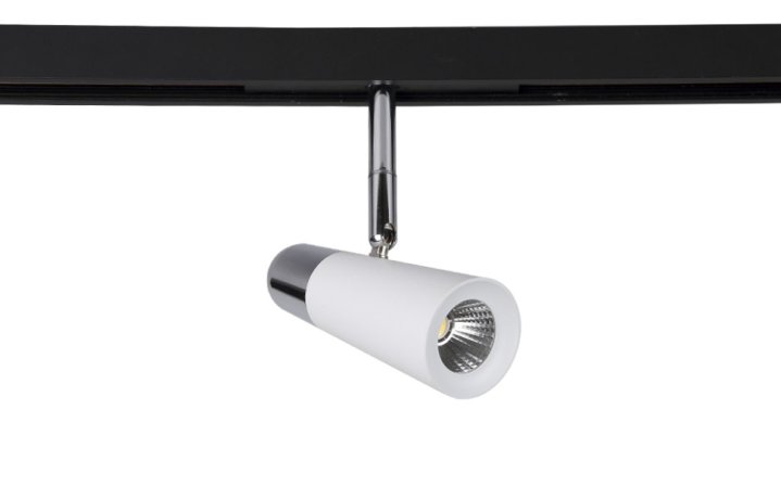 Трековый светильник 12W 4000К для магнитного шинопровода Space Crystal Lux CLT 0.33 006 12W WH-CH 4000K