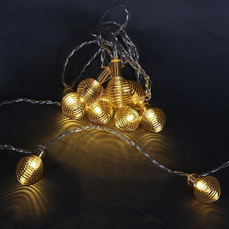 2м. Гирлянда с насадками 10LED (теплый) A-465 Sneha 1413872
