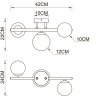 Потолочная люстра Arte Lamp Gemini A2243PL-3PB