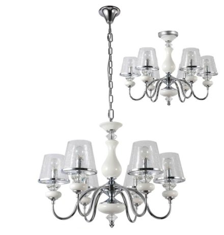 Подвесная люстра Crystal Lux с лампочками Betis SP-PL6+Lamps E14 P45