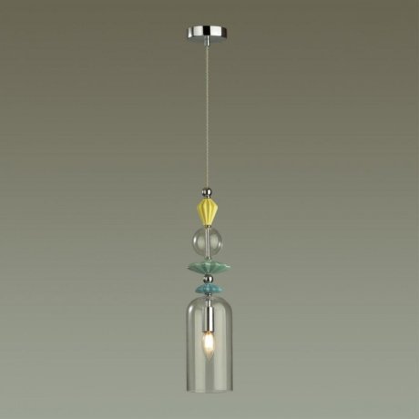 Подвесной светильник Odeon Light Bizet с лампочкой 4893/1+Lamps E14 P45