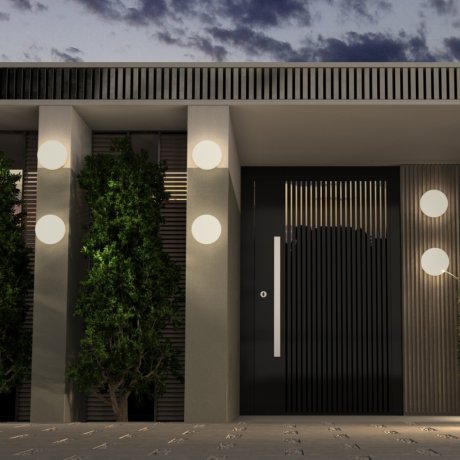 Уличный настенно-потолочный светильник Novotech Opal 358889