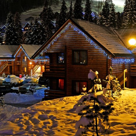 3*0,6м. Электрогирлянда-конструктор ''Бахрома'' 72LED (синий) IP44 Vegas 55008