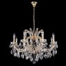 Подвесная люстра Crystal Lux с лампочками Hollywood SP8 Gold+Lamps E14 Свеча
