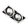 Встраиваемый светодиодный светильник Ambrella light Cardano T812 BK/CH 2*12W 4200K