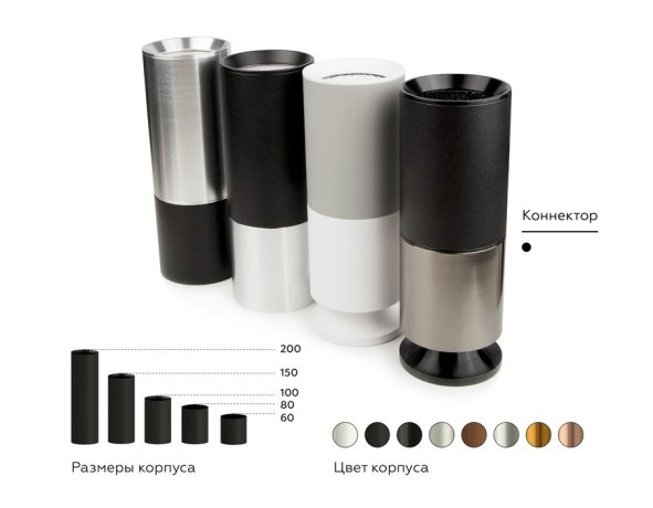 Корпус светильника накладной для насадок D60mm Ambrella light Diy Spot C6323