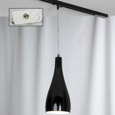 Однофазный светильник дна подвесе ля трека Lussole Loft Rimini LSF-1196-01-TAW