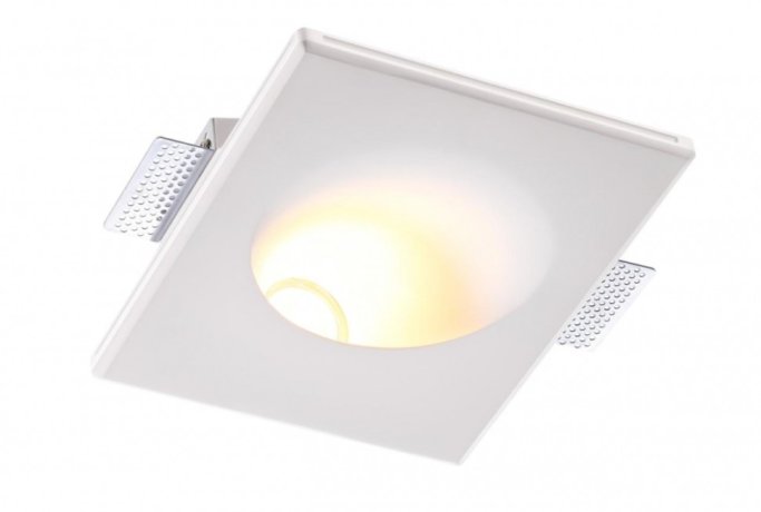 Встраиваемый светильник с лампочкой Novotech Cail 370497+Lamps Gu10