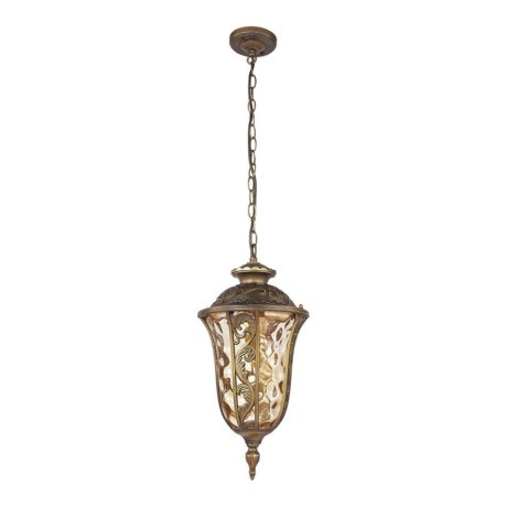 Уличный подвесной светильник с лампочкой Favourite Luxus 1495-1P+Lamps А60