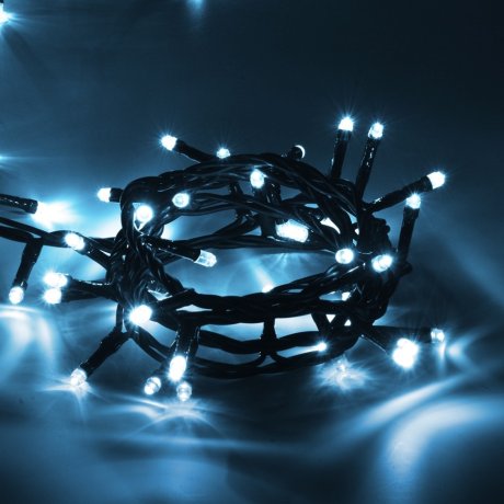 20м. Электрогирлянда ''Нить'' 200LED (холодный) IP20 Vegas 55069