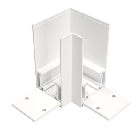 Угловой коннектор для накладного магнитного шинопровода Maytoni Accessories for tracks TRA004CL-21W