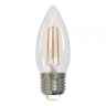 Диммируемая светодиодная лампа E27 5W 3000K (теплый) Air Uniel LED-C35-5W-WW-E27-CL-DIM GLA01TR (UL-00003643)