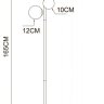 Торшер Arte Lamp Gemini A2243PN-6PB