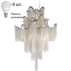 Подвесная люстра Favourite Multivello с лампочками 1156-8P+Lamps E14 P45