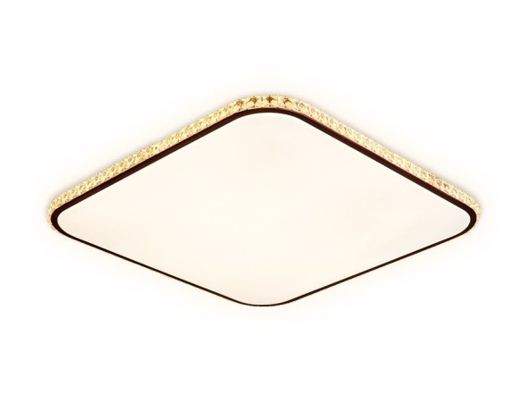 Потолочная светодиодная люстра с пультом ДУ и дополнительной подсветкой Ambrella light Orbital FF76