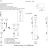 Подвесной светильник Crystal Lux CLT 039SP250 WH-WH
