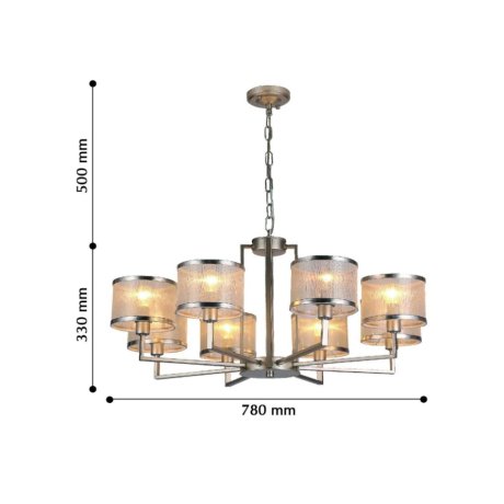 Подвесная люстра F-Promo Bonbon с лампочками 2487-8P+Lamps E14 P45