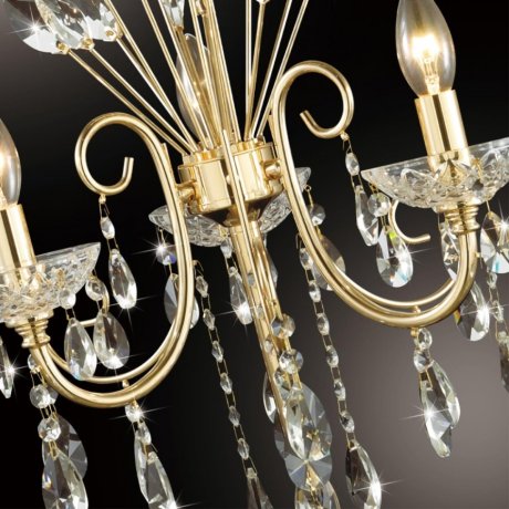 Торшер с лампочками Odeon Light Versia 4977/3F+Lamps E14 Свеча