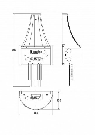 Настенный светильник Lucia Tucci Cosmopolitan W2970.2 Black