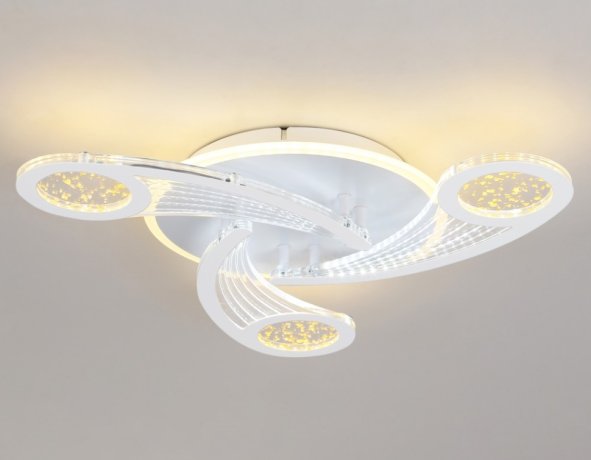 Потолочная диммируемая люстра с пультом ДУ Ambrella light Original FA4475