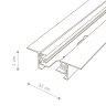 2м. Однофазный встраиваемый шинопровод Nowodvorski Profile Recessed 9015