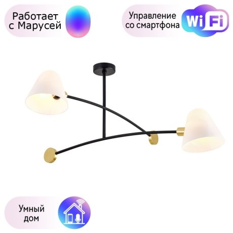 Люстра на штанге Favourite Statera с поддержкой Маруся 3045-2P-М