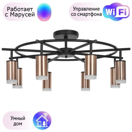 LR7183080 Потолочная люстра Rullo Lightstar с поддержкой Маруся (комплект из 571718+214430-8+202430-8)