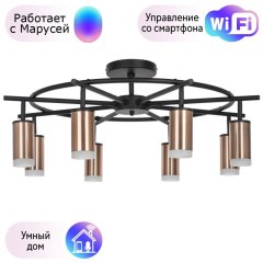 LR7183080 Потолочная люстра Rullo Lightstar с поддержкой Маруся (комплект из 571718+214430-8+202430-8)