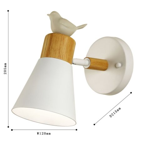 Бра F-promo Uccello с лампочкой 2939-1W+Lamps E27 P45