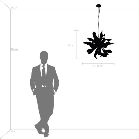 754267 (MD6910-6A) Подвесная люстра Lightstar с поддержкой Маруся Turbio