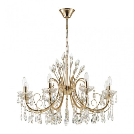 Подвесная люстра с лампочками Odeon Light Versia 4977/8+Lamps E14 Свеча