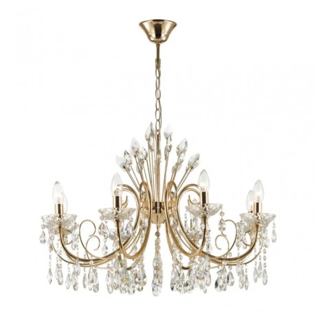 Подвесная люстра с лампочками Odeon Light Versia 4977/8+Lamps E14 Свеча