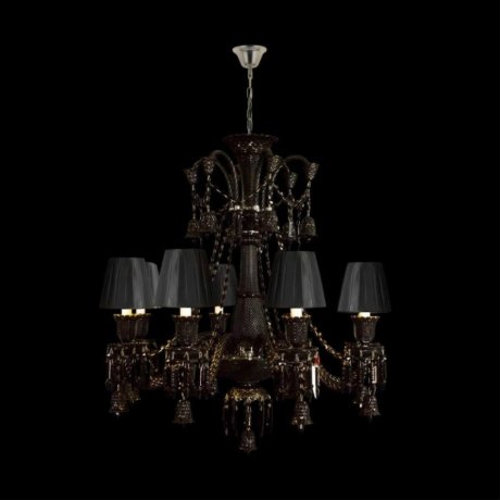 Подвесная люстра с подвесками Loft IT Zenith 10210/8 Black