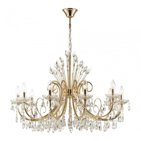 Подвесная люстра с лампочками Odeon Light Versia 4977/10+Lamps E14 Свеча