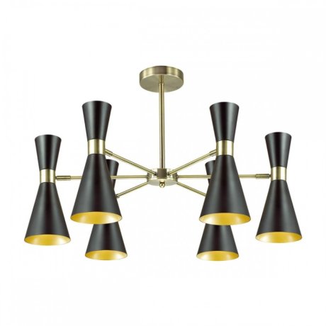 Люстра на штанге с лампочками Lumion Quinn 3662/6C+Lamps E14 Свеча