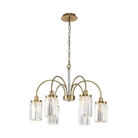 Подвесная люстра с лампочками Favourite Duke 2969-6P+Lamps E14 Свеча