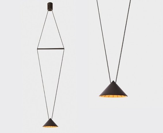Подвесной светодиодный светильник Italline IT03-1430 black/orange